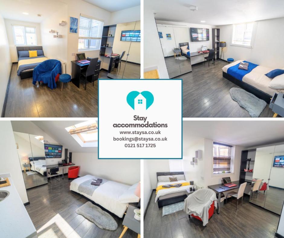 Staysa Equipped Studios Near Qe And Uob In Guesthouse Close To The City! 버밍엄 외부 사진